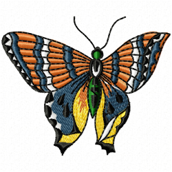 Butterfly Embroidery Design 10